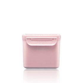 【安酷生活】便攜式奶粉盒 600ml-粉紅