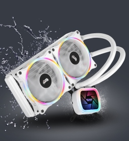 darkFlash DT240 一體式水冷CPU散熱器-白